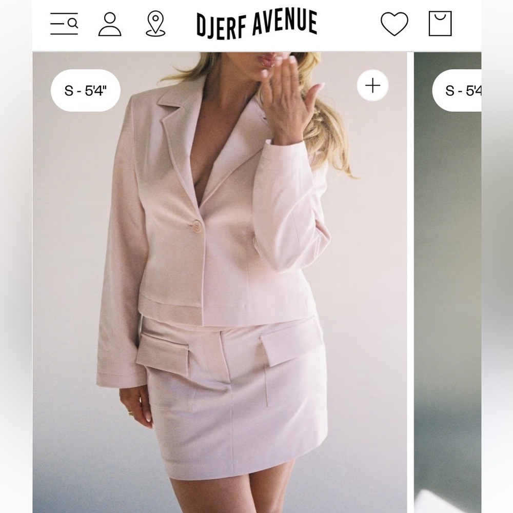 Djerf Avenue Day-to-day Skirt Blush